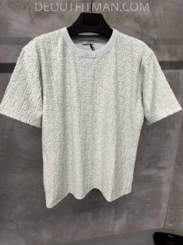 Dior badstof T-shirt | wit