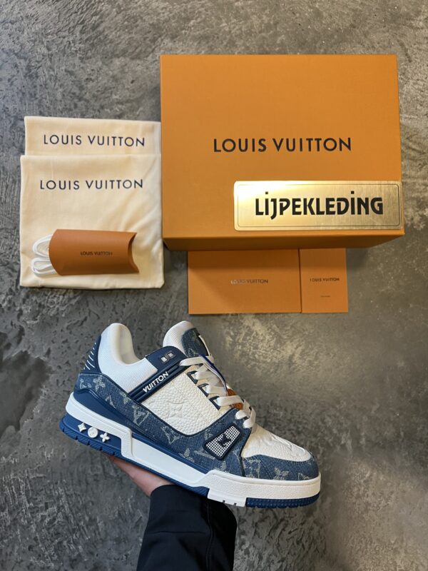 LV sneakers | blauw & wit