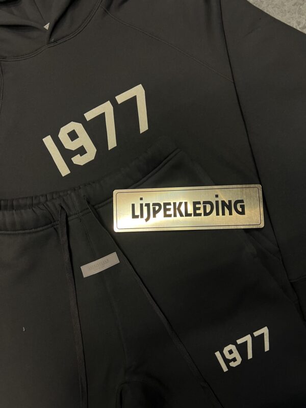 Essentials Trainingspak 1977 (zwart) - Afbeelding 3