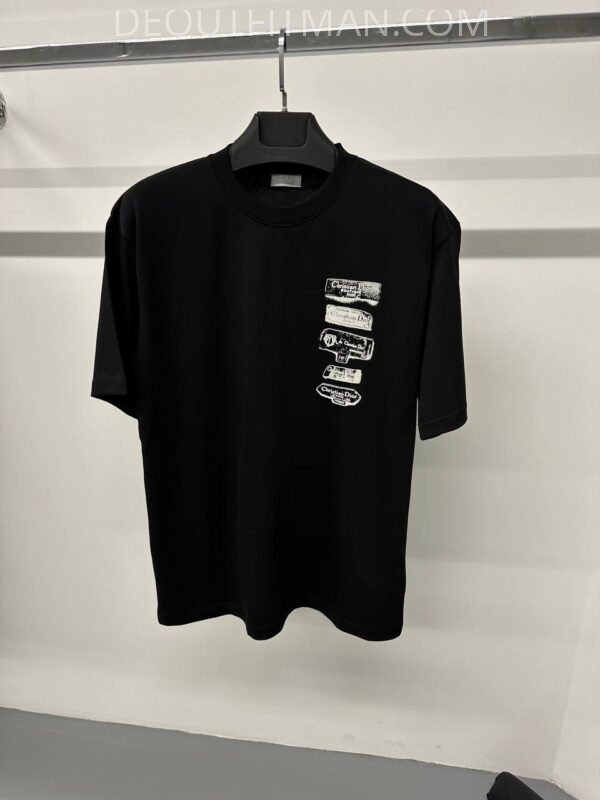 CD archives logo T-shirt | zwart