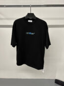 OFF-white T-shirt | cross back blue