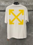 OFF-white T-shirt | cross back yellow
