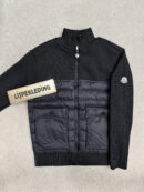 Moncler jack tricot | zwart