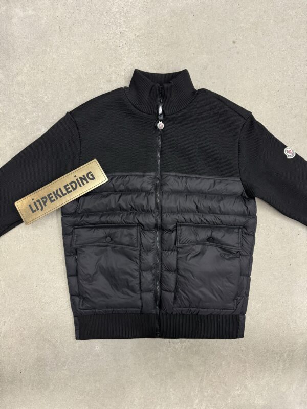 Moncler jack tricot | zwart - Afbeelding 2
