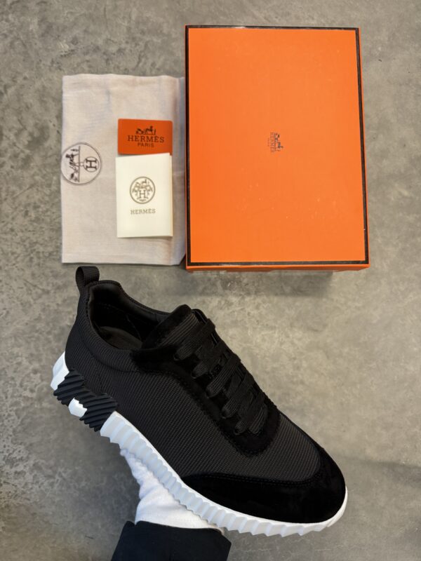 Hermes bouncing technical/suede | zwart & wit - Afbeelding 2