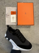 Hermes bouncing technical/suede | zwart & wit