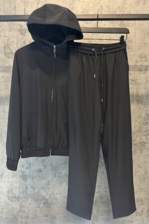 Tech suit | hooded black