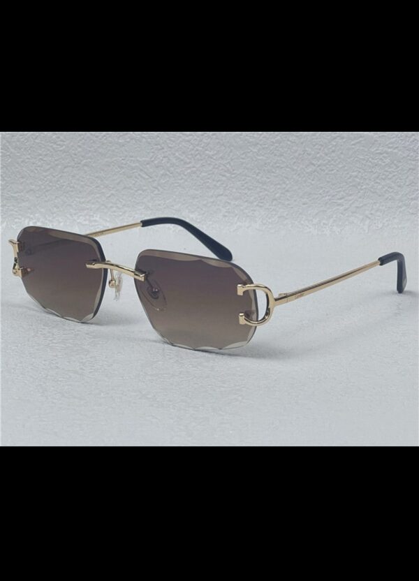 Cartier glasses C | gold / brown