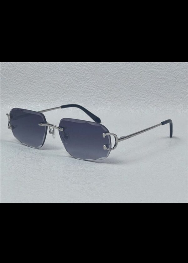Cartier glasses C | blue / silver