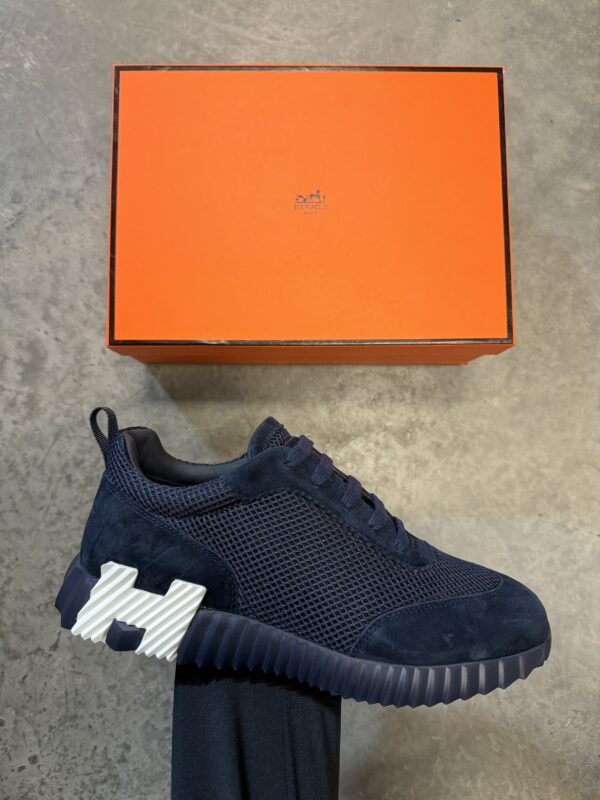Hermes bouncing technical/suede | Donkerblauw