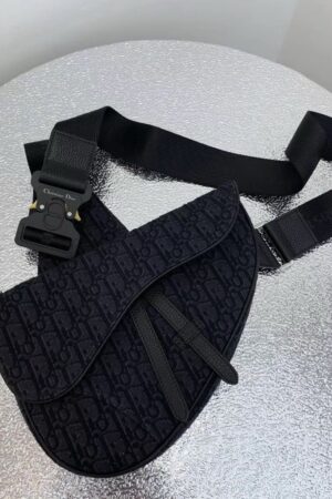 CD saddle bag Oblique | zwart