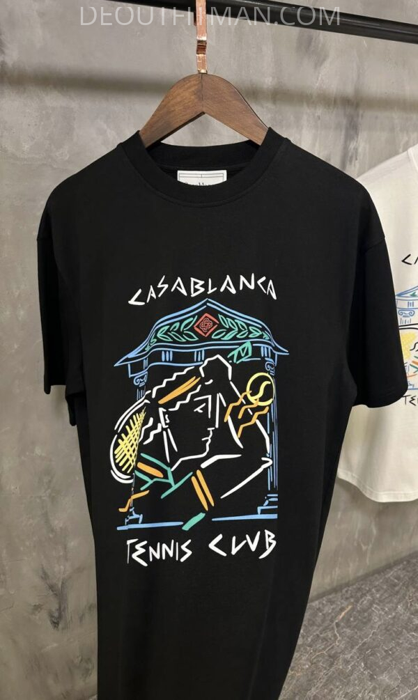 Casablanca TC T-shirt | zwart - Afbeelding 2