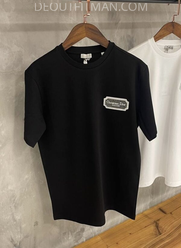 CD T-shirt bagde | zwart