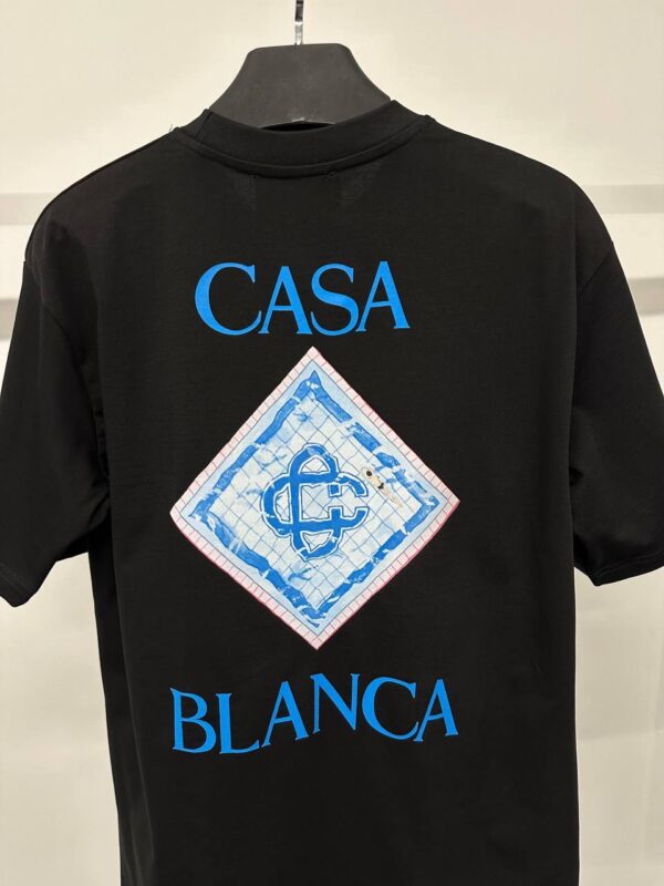 Casablanca T-shirt | zwart/blauw - Afbeelding 2