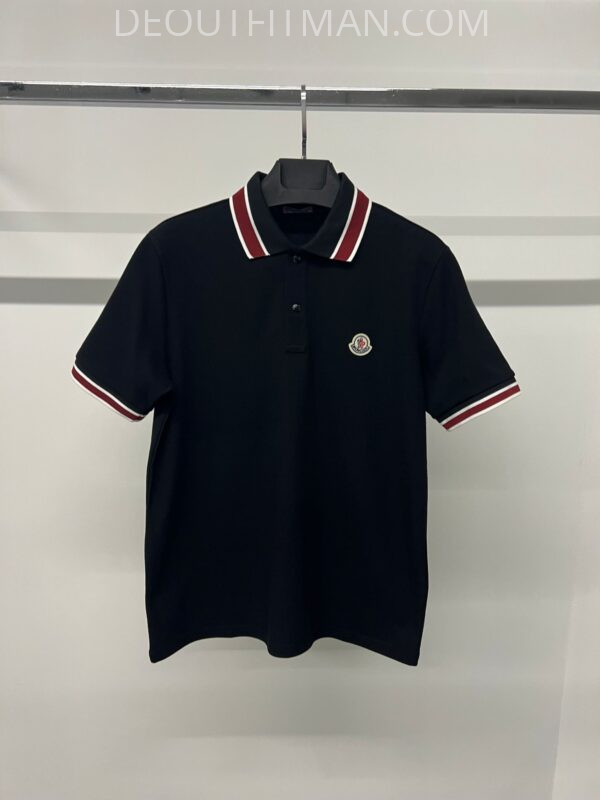 Moncler polo | zwart