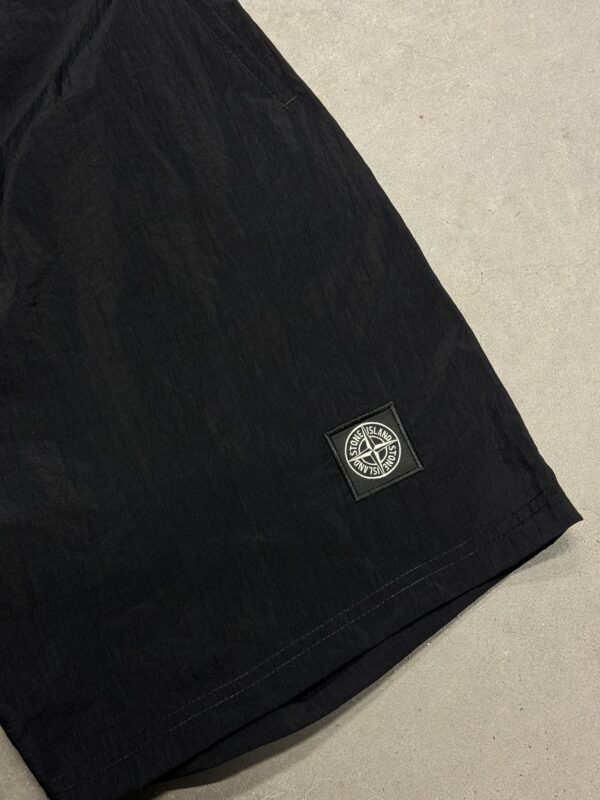 Stone Island zwembroek nylon | zwart compas logo - Afbeelding 2