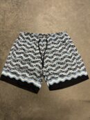 Casablanca zwembroek | zwart/babyblauw