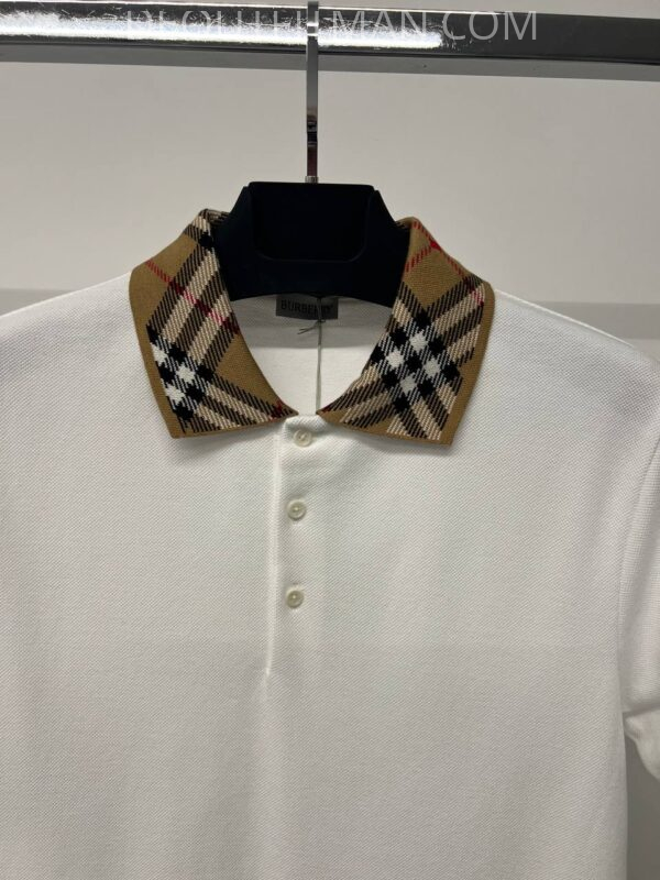Burberry polo | wit - Afbeelding 2