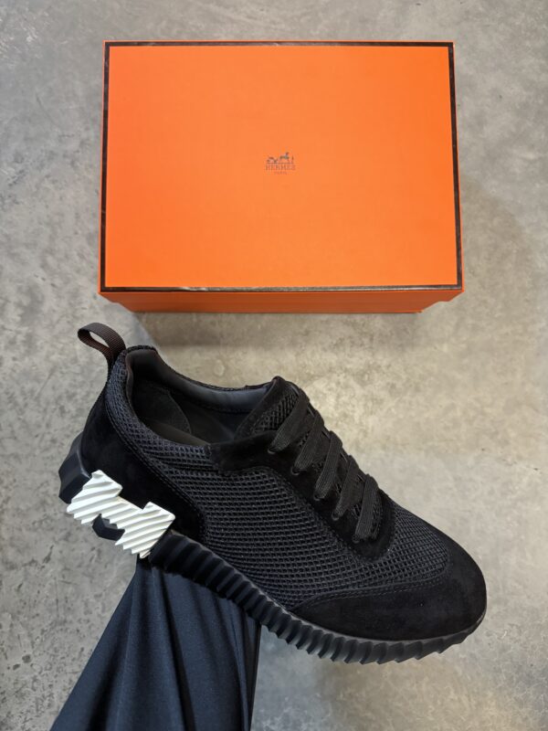 Hermes bouncing technical/suede | Zwart - Afbeelding 3