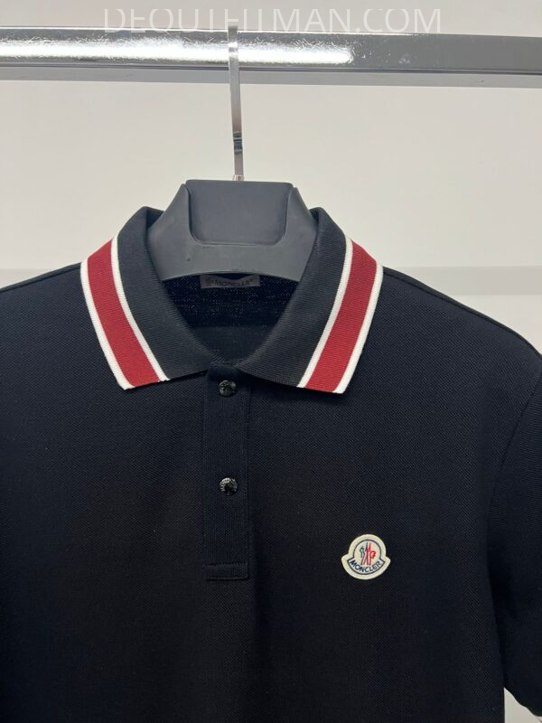 Moncler polo | zwart - Afbeelding 2