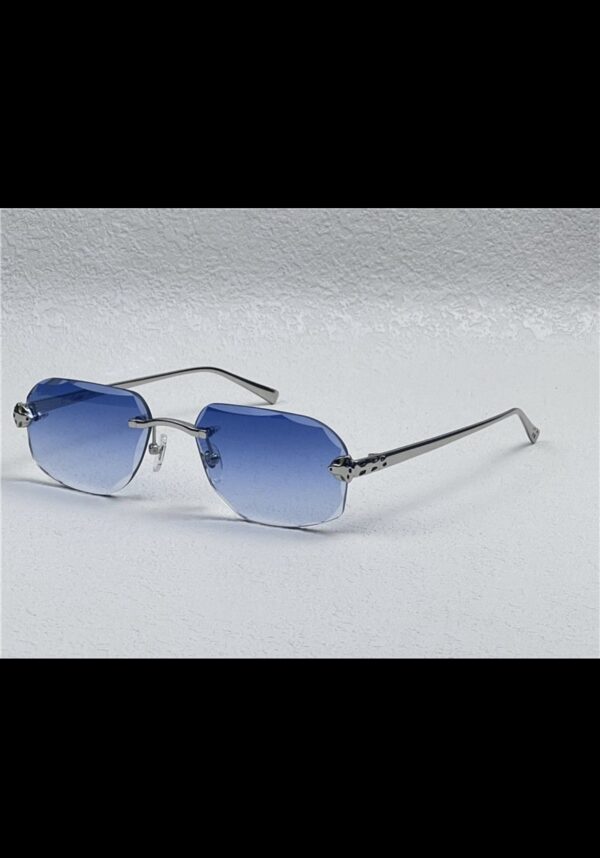 Cartier glasses tgr | silver / babyblue