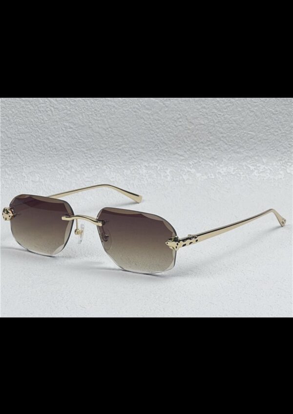 Cartier glasses tgr | gold / brown