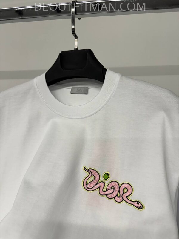 CD T-shirt | roze logo - Afbeelding 2