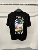 Casablanca T-shirt | moon zwart