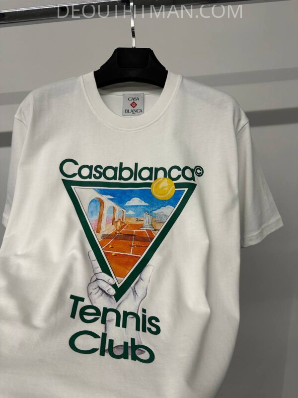Casablanca T-shirt | traingle (wit) - Afbeelding 2