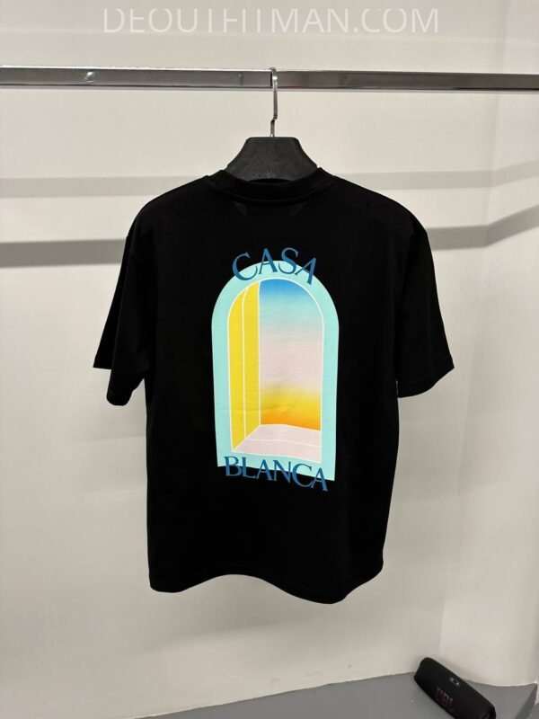 Casablanca T-shirt | Night Arch (zwart)