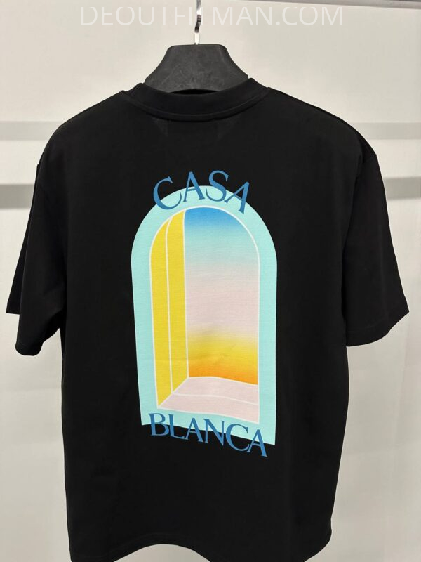 Casablanca T-shirt | Night Arch (zwart) - Afbeelding 3