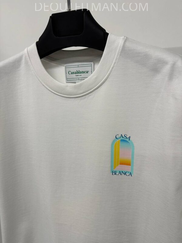 Casablanca T-shirt | Night Arch (wit) - Afbeelding 2