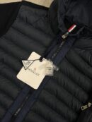Moncler padded zip-up cardigan | zwart