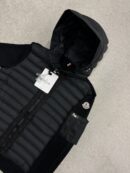 Moncler padded zip-up cardigan | zwart