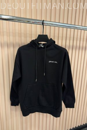 Christian Dior Hoodie | geborduurde logo (zwart)