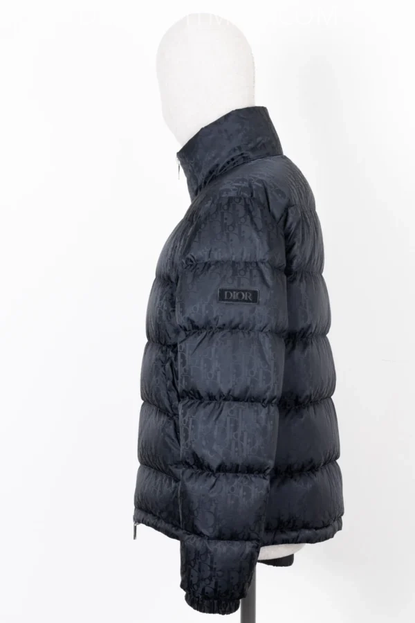 Dior winterjas | Oblique motief (zwart) - Afbeelding 3
