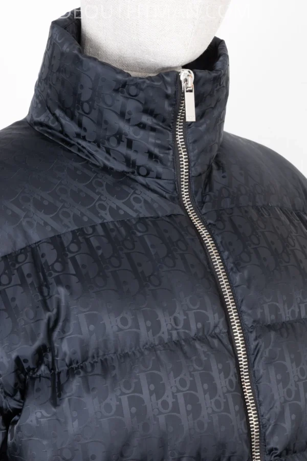 Dior winterjas | Oblique motief (zwart) - Afbeelding 2