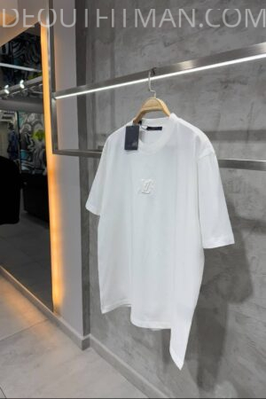 Louis Vuitton T-shirt | 3D Logo Print (Wit)