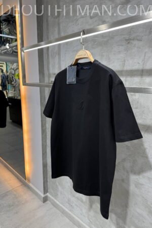 Louis Vuitton T-shirt | 3D Logo Print (Zwart)