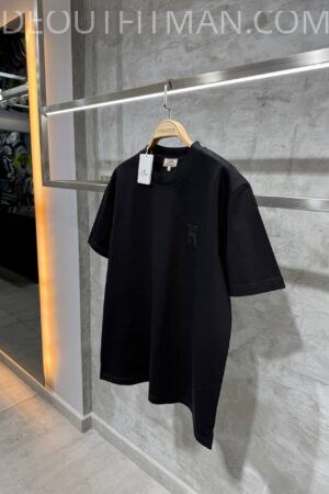 Hermes T-shirt | Leather H (Zwart)