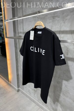 Céline T-shirt | Regular Logo (Zwart)