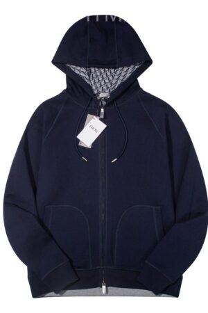 Dior zip-up hoodie | navy