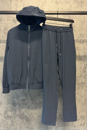 Tech suit | hooded navy blue