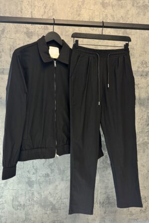 Tech suit | met kraag (zwart)