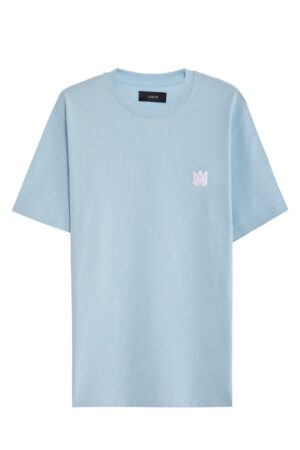 Amiri T-shirt | small logo Babyblauw