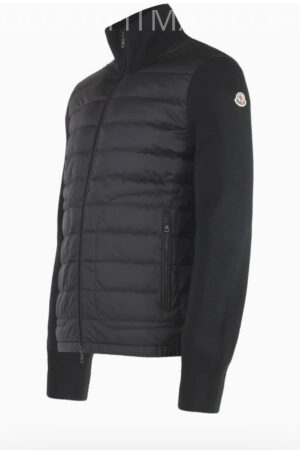 Moncler padded zip-up cardigan | (Black)