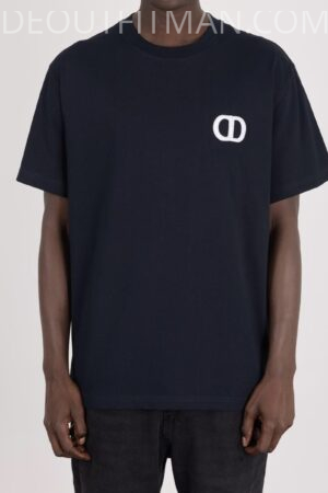 CD T-shirt | Navy & White logo