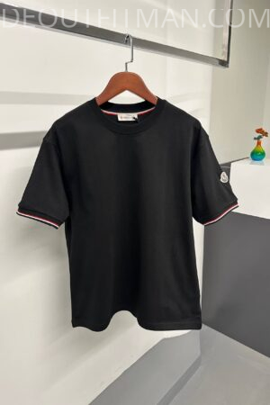 Moncler T-shirt | Zwart ‘Logo’