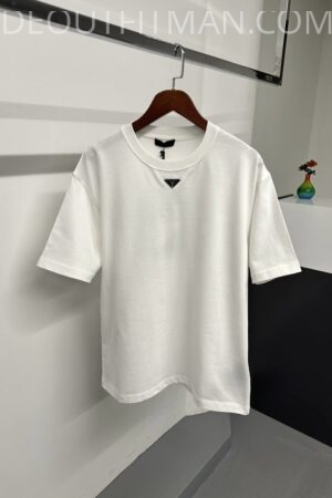 Prada T-shirt | Wit ‘Neck Logo’