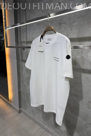 Moncler T-shirt | Wit ‘stripe’
